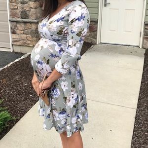 Pink Blush floral dress